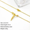 Fashionable stainless steel three-dimensional Jesus religious classic pendant necklace accessory, simple and versatile, trendy gift choice Application Scenario